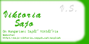 viktoria sajo business card